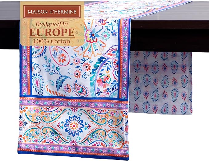 Maison d' Hermine Table Runner 100% Cotton Double Layer Table Runners 108 by MaisondHermine