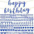 TaoBary 167 Pcs DIY Banner Kit Happy Birthday Glitter Banner Customizable by TaoBary