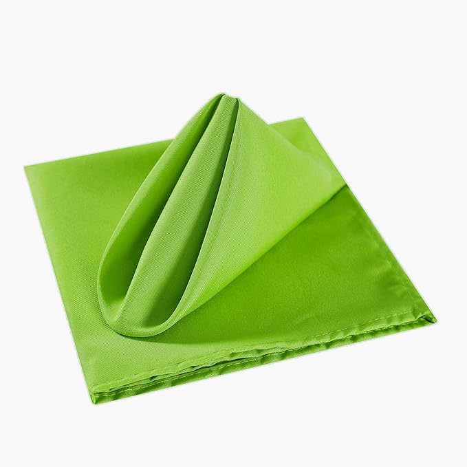 Cloth Napkins 17x17 inch Washable Polyester Dinner Napkins Soft Table Napkins - Image 3