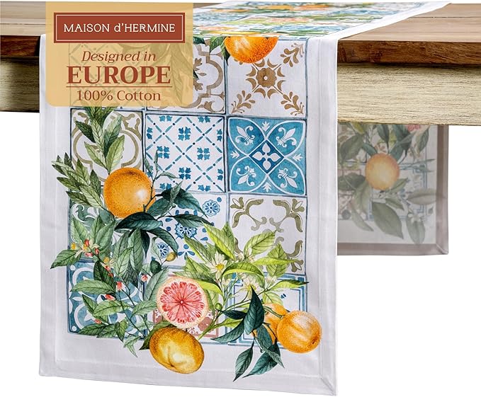 Maison d' Hermine Table Runner 100% Cotton Single Layer Table Runners 108 by MaisondHermine