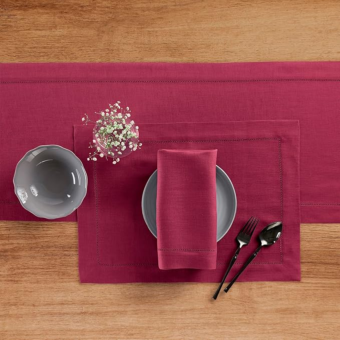 Solino Home Linen Table Runner 48 Inches - Image 3
