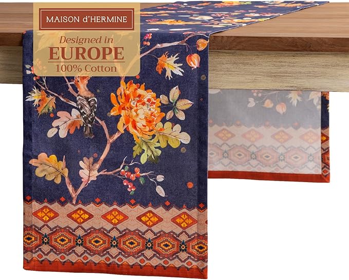 Maison d' Hermine Table Runner 100% Cotton Single Layer Table Runners 108 by MaisondHermine