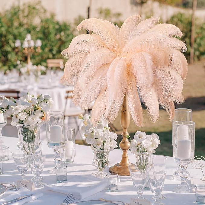 80 Pcs Large Natural Ostrich Feathers Plumes 14-16 Inch Bulk - Image 6