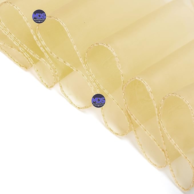 MDS Pack of 150 PCS Organza Chair Sashes Wider Dining Chair Bows Ribbon Tie Back - Image 5