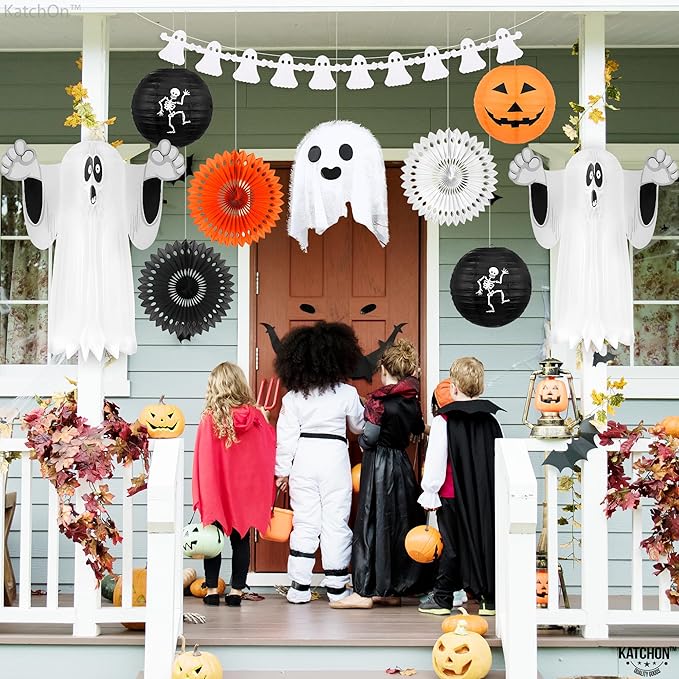KatchOn, Hanging Ghosts Halloween Decor - Image 8