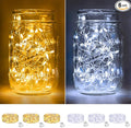 btfarm 6 Pack Fairy Lights Battery Operated, 7ft 20 Led Twinkle Lights String by btfarmdecorativelighting