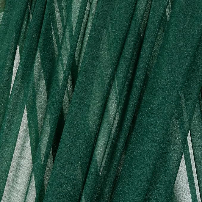 MLMC Emerald Green Wedding Arch Draping Fabric 2 Panels 29" x 20 FT Extra Long - Image 5