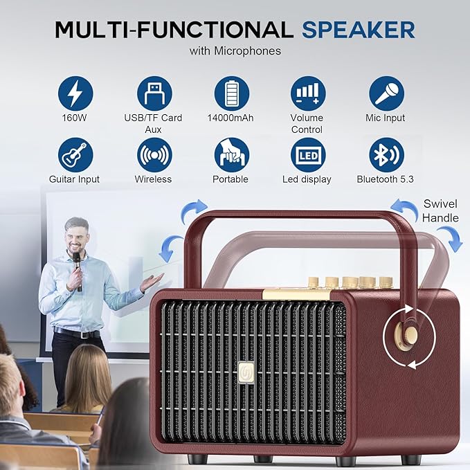 320W Peak Power Karaoke Machine - Image 3