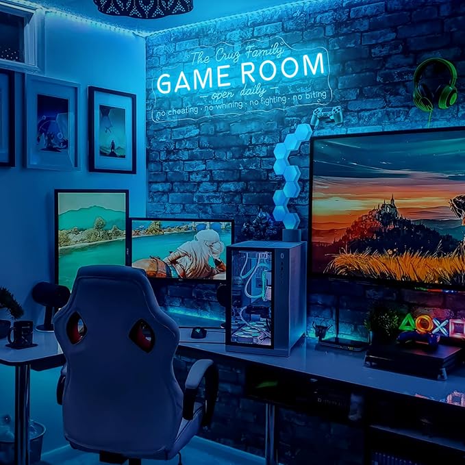 Custom Game Room Neon Sign for Wall Decor, Personalized LED Neon Name Signs - Image 2