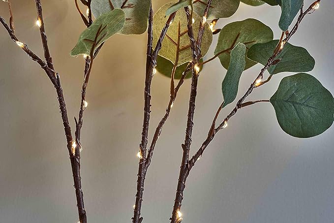 LITBLOOM Lighted Eucalyptus Branches 24IN 36 LED - Image 4
