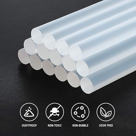 WORKPRO Full Size Hot Glue Sticks, 0.43x8 Inches, Compatible - Image 3