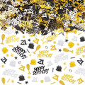Sumind 3000 Pcs 21st Birthday Metallic Foil Confetti Table Scatter Decorations by Sumind