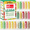 DMSKY Natural Lip Balm Bulk 60 Pack, Moisturizing Lip Balm by DMSKY