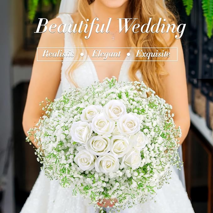 Babys Breath Artificial Flowers, Real Touch Babys Breath Flowers Artificial Bulk - Image 4