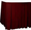 Ultimate Textile Pleat Polyester Fabric Table Skirt by UltimateTextile