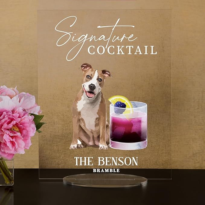 Pet Signature Drink Wedding Signs - Image 2