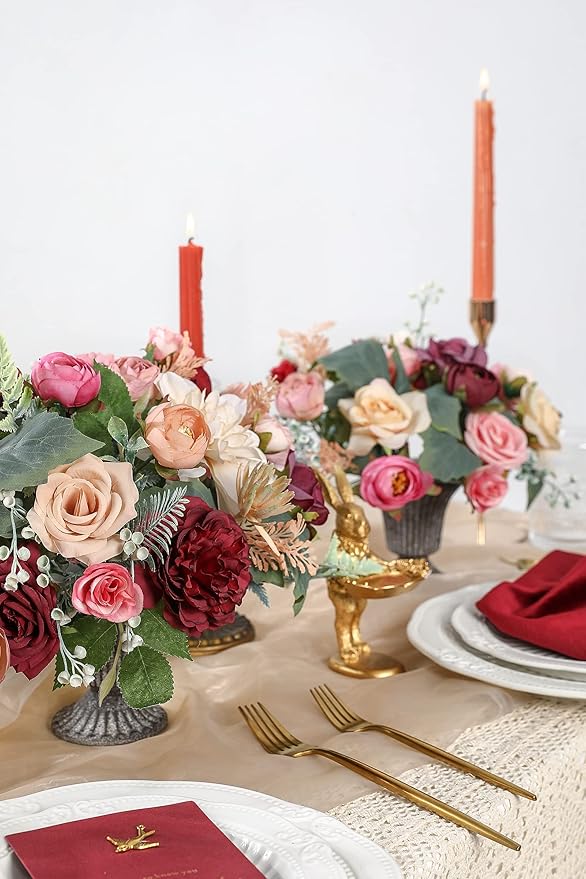 Serra Flora Artificial Flowers Combo Box Set Faux Flowers Bulk Flower Leaf - Image 8