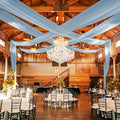 6 Panels Dusty Blue Ceiling Drapes by HNPSTBNO