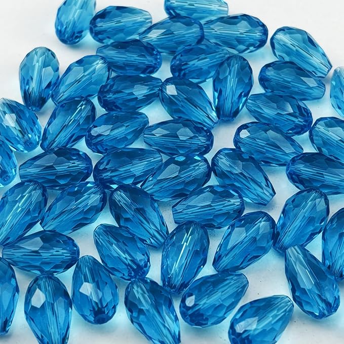 150pcs 4x6mm Teardrop Crystal Glass Beads by Unknown