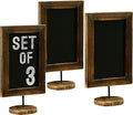 MyGift Set of 3 Tabletop Chalkboard Sign by MyGiftHome