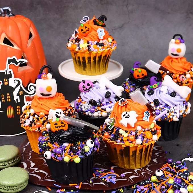 Halloween Sprinkles for Cake Decorating 7ounce Edible Bloody Candy Eyeball for - Image 4