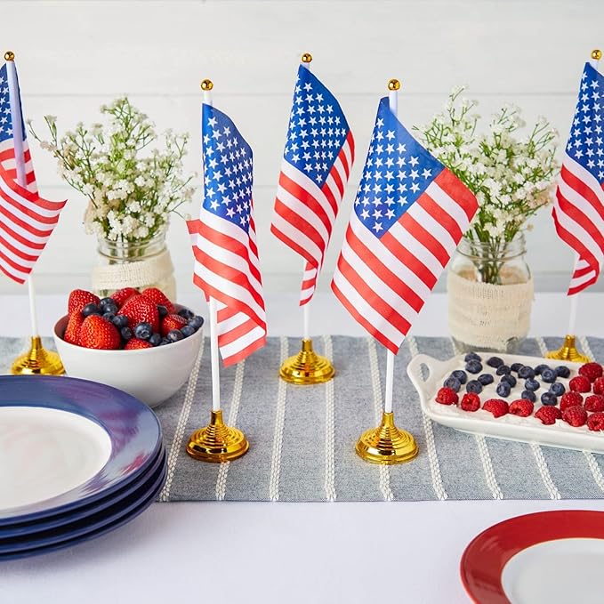 Juvale Mini American Flag Decor Set - Image 3