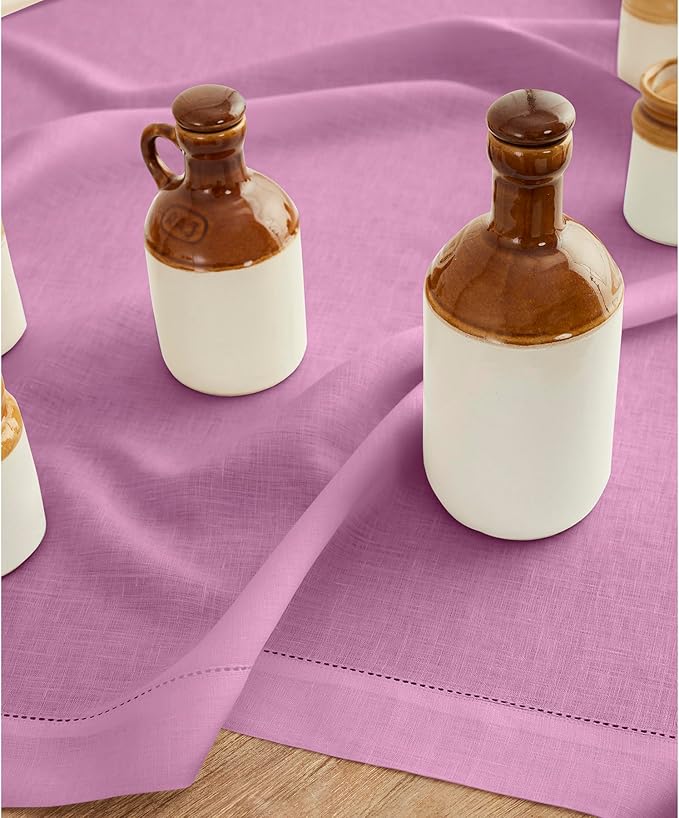 Solino Home Linen Tablecloth 52 x 52 Inch - Image 3