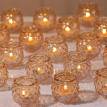 DARJEN 48Pcs Gold Votive Candle Holders by DARJEN