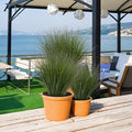 24PCS Fake Plants Artificial Wheat Grass Greenery Plastic Plants Fake Grass by UqueetenLtd