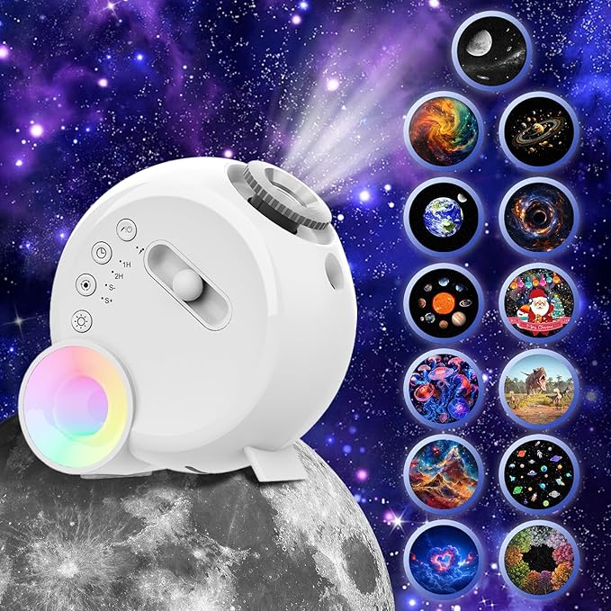 Star Projector, Galaxy Light for Bedroom, Home Planetarium by Ziddie