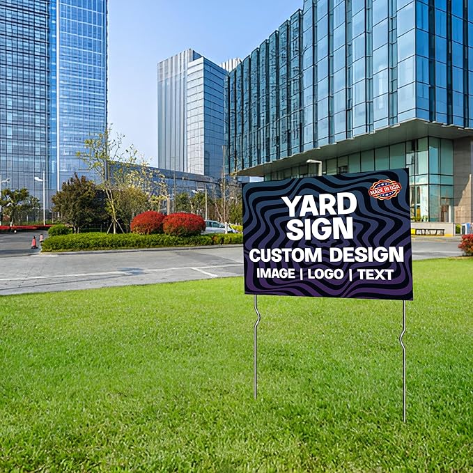 Custom Yard Signs with Metal Stakes – by DreamController | Personalized Lawn - Image 6