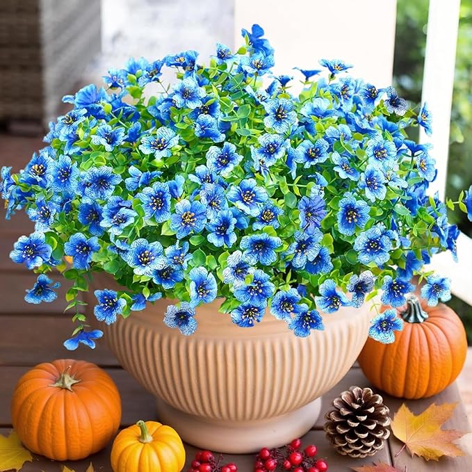 HyeFlora Artificial Flowers for Outdoor Indoor Garden Home Decoration, Faux by HyeFloraartificialflowers