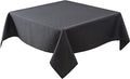 Biscaynebay Textured Fabric Square Tablecloths 54x54 Inch, Wedding and Parties by Biscaynebay