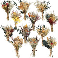 Layhit 12 Pack Boho Dried Flower Bouquet Mini Wedding Handmade Dry Flowers Decor by ShungLan