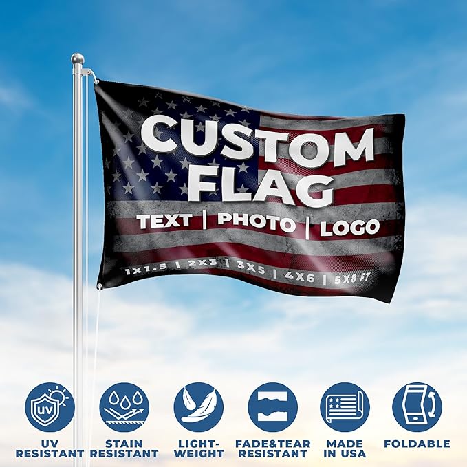 Custom Flagg_New by DreamController 1'x1.5' to 5'x8' - Image 4