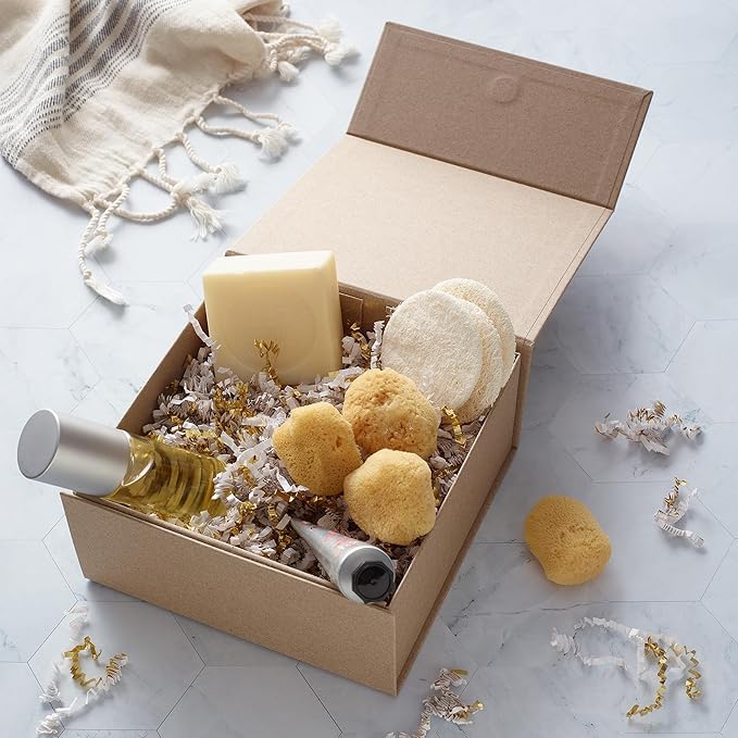 CECOBOX - Gift Boxes with Lids for Presents 6"x6"x2.75" - Matte, Collapsible - Image 5