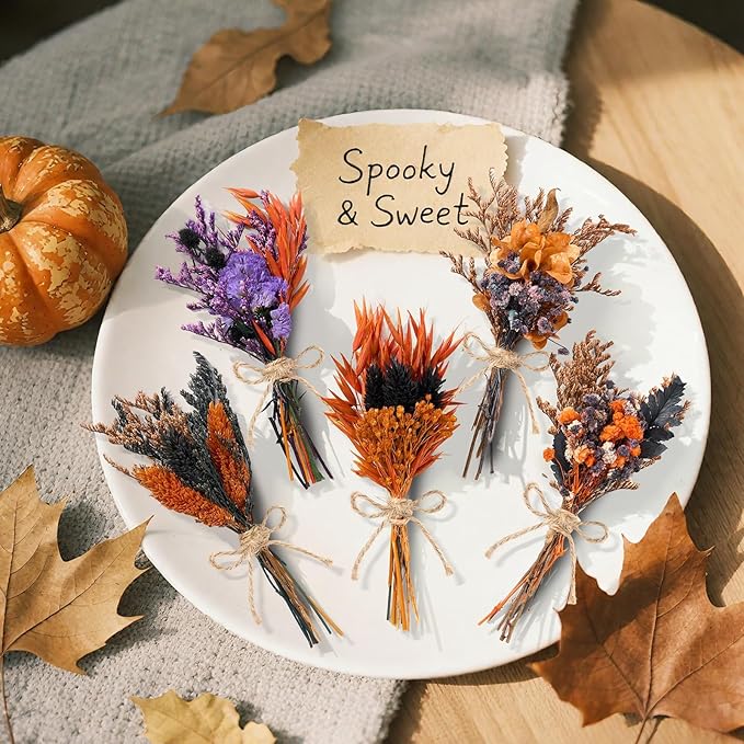 12/24 PCS Charming Dried Flowers Bouquet - Image 4