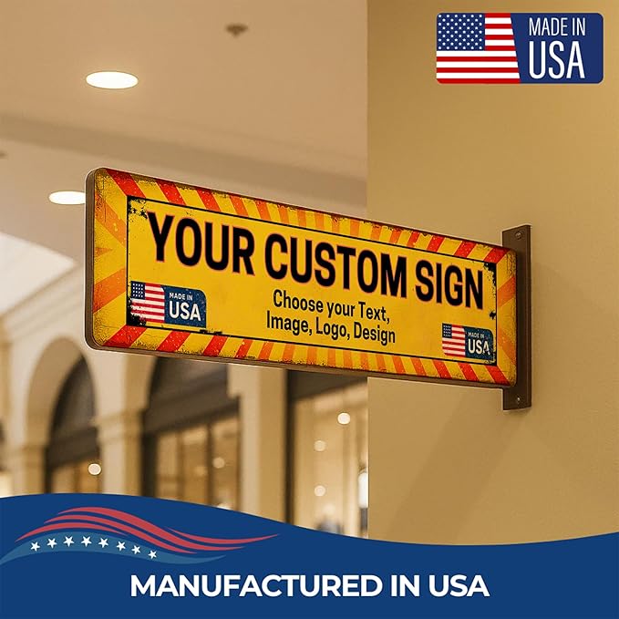 Custom Arrow Metal Sign by DC | Directional Signs - Image 7