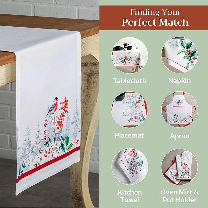 Maison d' Hermine Table Runner 100% Cotton Single Layer Table Runners 72 inches - Image 5