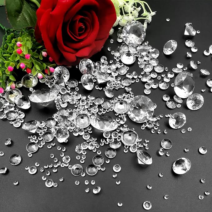 1000 pcs Acrylic Diamond Gems - Image 4