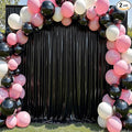 10x10 ft Wrinkle Free Black Sequin Backdrop Curtain by ENJOYYOURPARTY