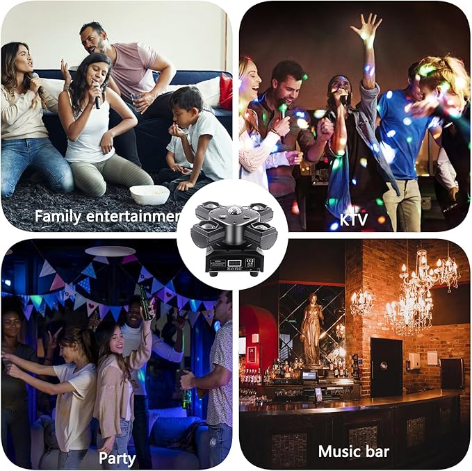 Professional DJ Lights 4-in-1 Moving Head - Image 5