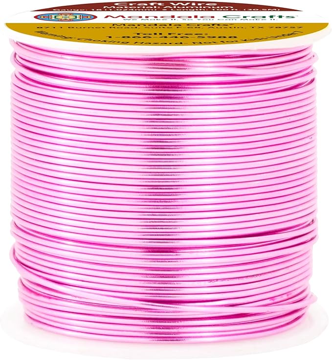 Mandala Crafts 18 Gauge Anodized Aluminum Craft Wire by MandalaCrafts