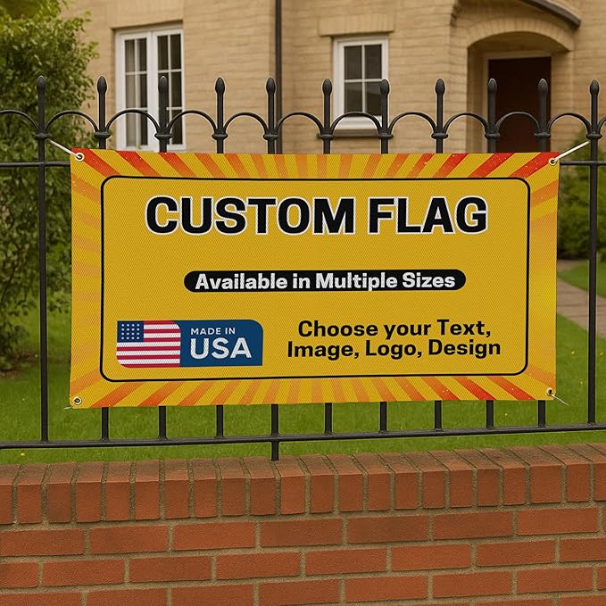 Custom Banner Large By Dreamcontroller | Personalize Polyester Wall Hanging - Image 7