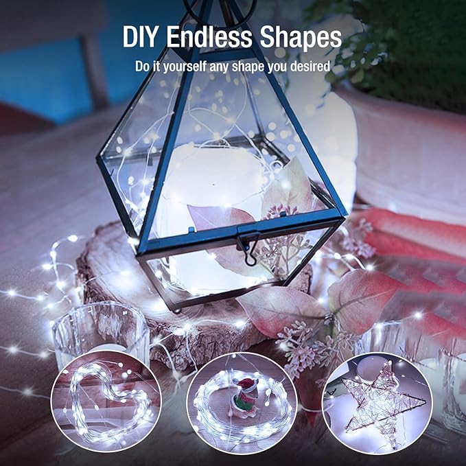 20 Pack Fairy Lights Battery Operated - 7ft 20 Led Twinkle Lights 3 Modes - Image 3