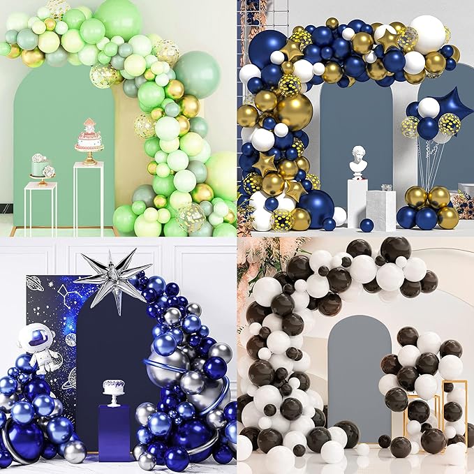 Wedding Arch Covers Arch Backdrop Cover Arch Stand Covers 7.2FT 6FT Set of 2 - Image 4