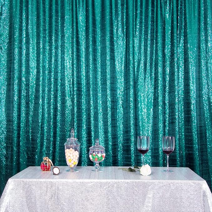 SquarePie Sequin Backdrop Curtain Not See Through Thick Glitter Background - Image 9