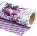 WRAPAHOLIC 30 Inch Jumbo Reversible Floral Wrapping Paper by WRAPAHOLIC