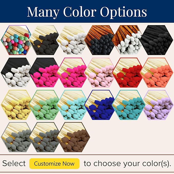 Thankful Greetings 2" Choose Your Colors Safety Matches | Set of 200+ Bulk - Image 4