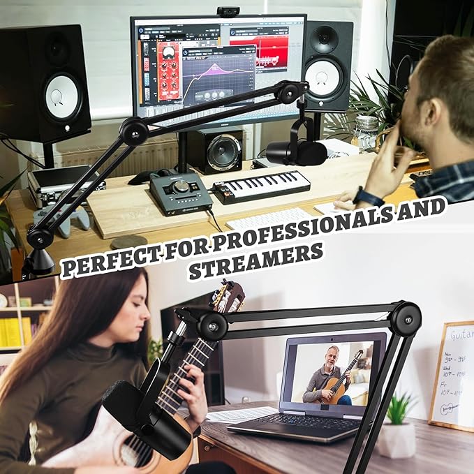 Mic Boom Arm – Heavy-Duty Microphone Stand - Image 4